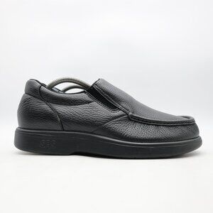 SAS Side Gore Black Leather Slip On Loafers Men's Size 11 M Tripad Comfort Shoes